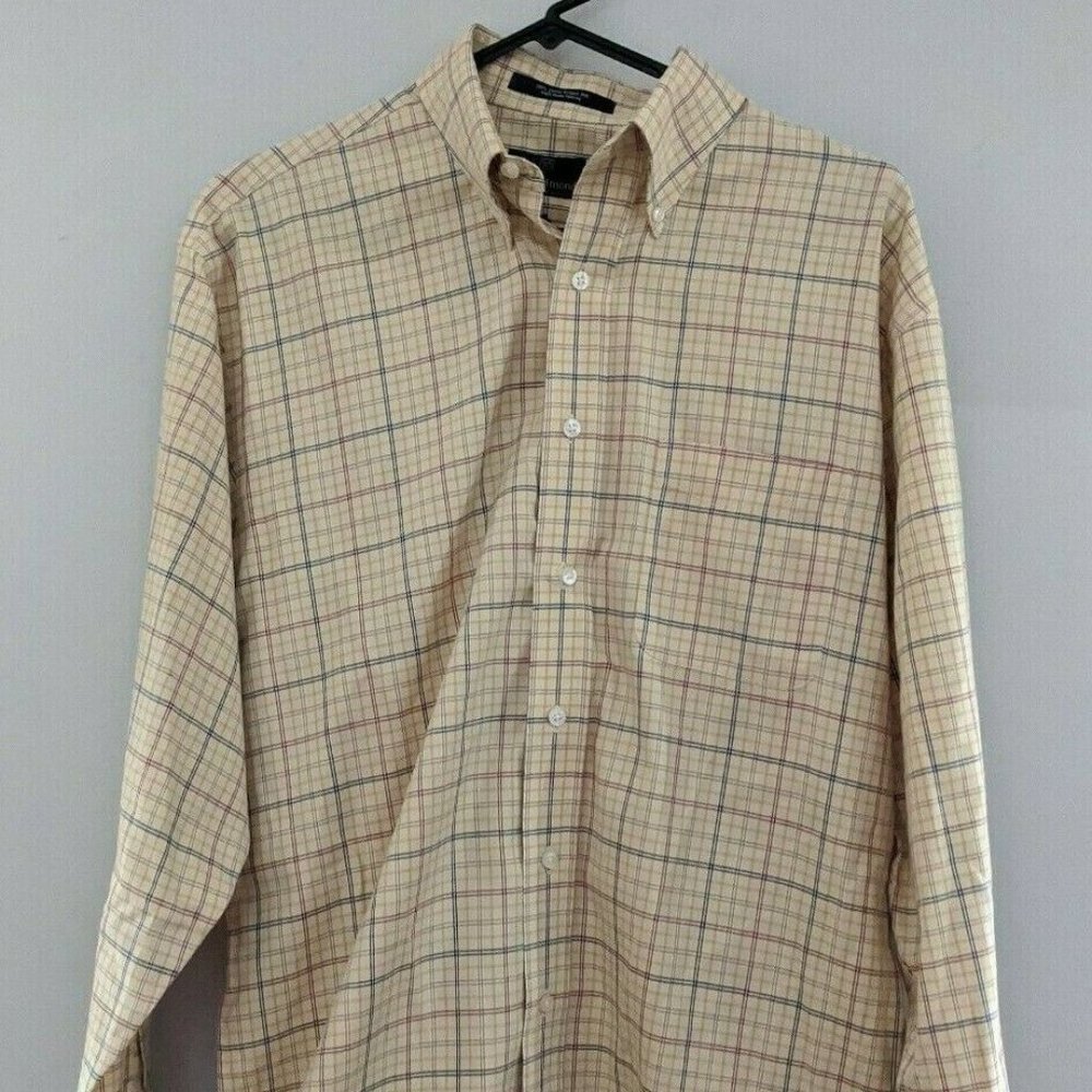 Allen Edmonds Single Needle Men's Collared Button